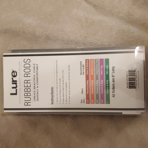lure Hair Lure Rubber Rods For Curling Hair 34 Poshmark